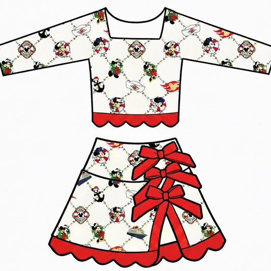 Deck the Hulls LS Tutu Set (P/O)