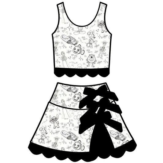 Sketch Sail Tutu Set (P/O)