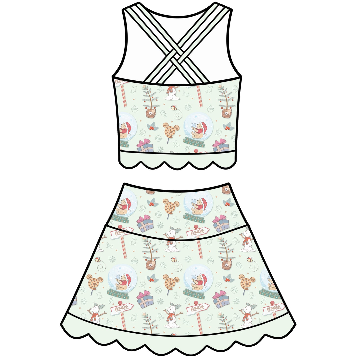 Honey & Holly Tutu Set (P/O)