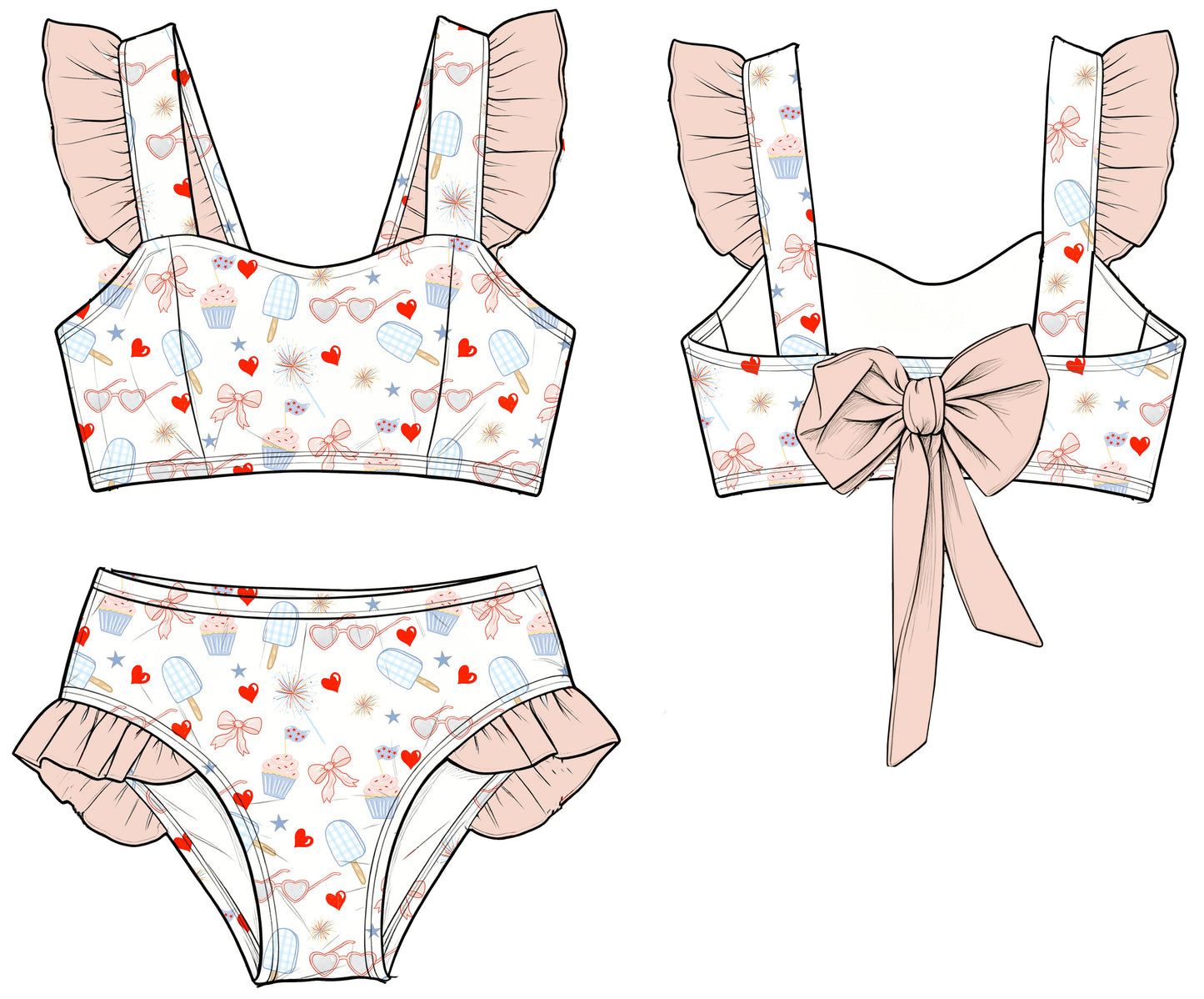 Star Spangled Summer Swimmie (P/O)
