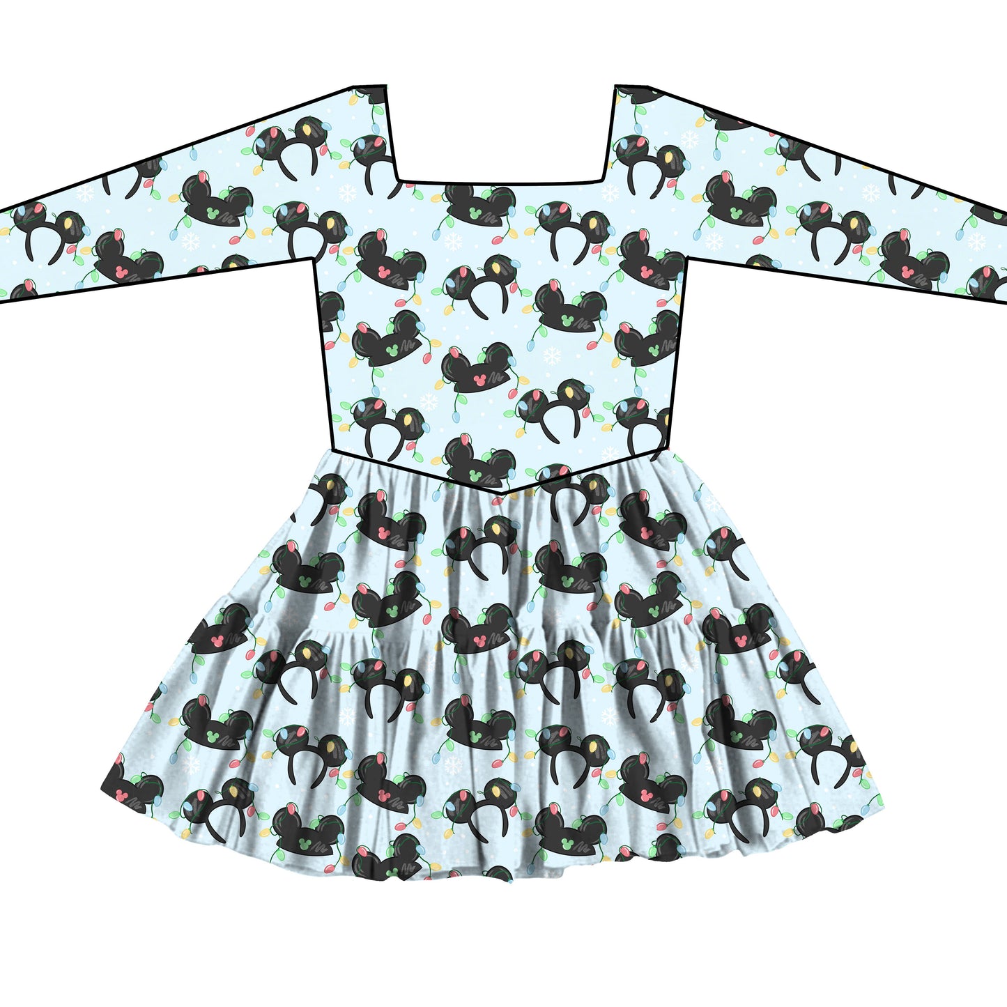 Deck the Ears LS Twirlie (P/O)