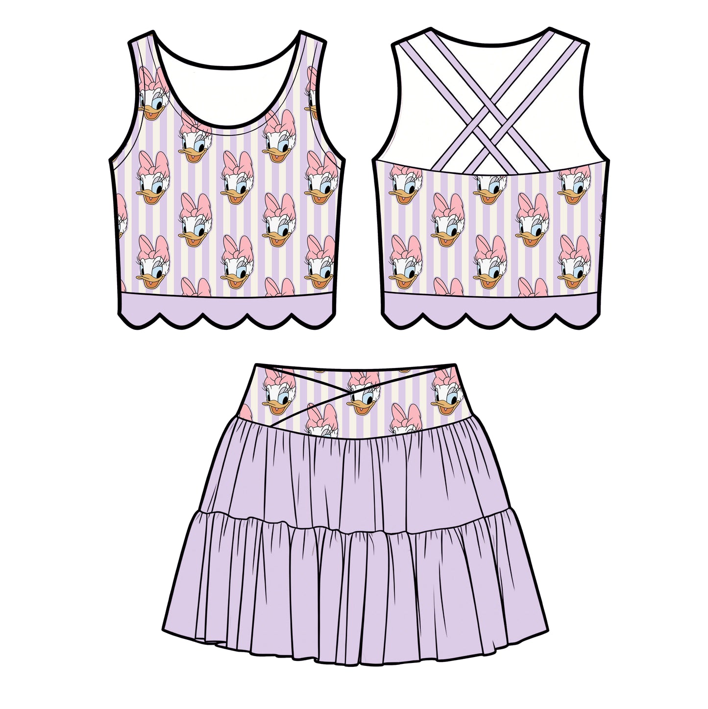 Sensational Six/Daisy Tulle Tutu Set (P/O)