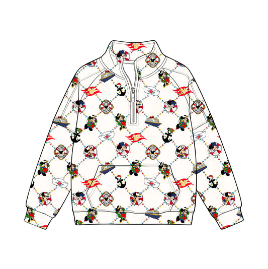 Deck the Hulls 1/4 Zippie