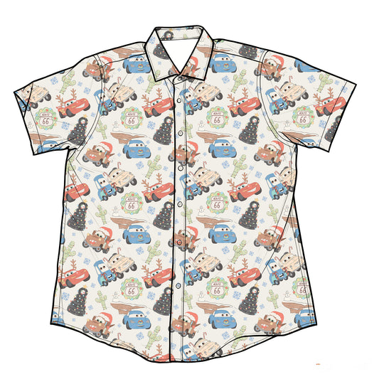 Holiday Horsepower Performance Button Down Shirt (P/O)