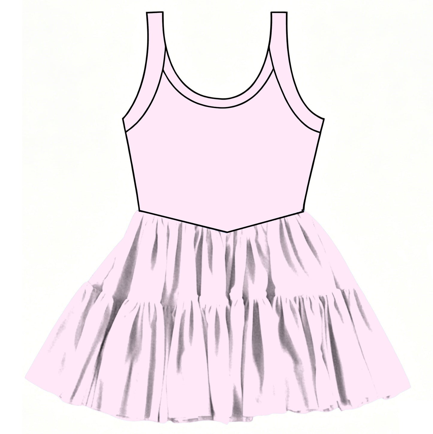 Strawberry Matcha Tulle Twirlie (RTS)