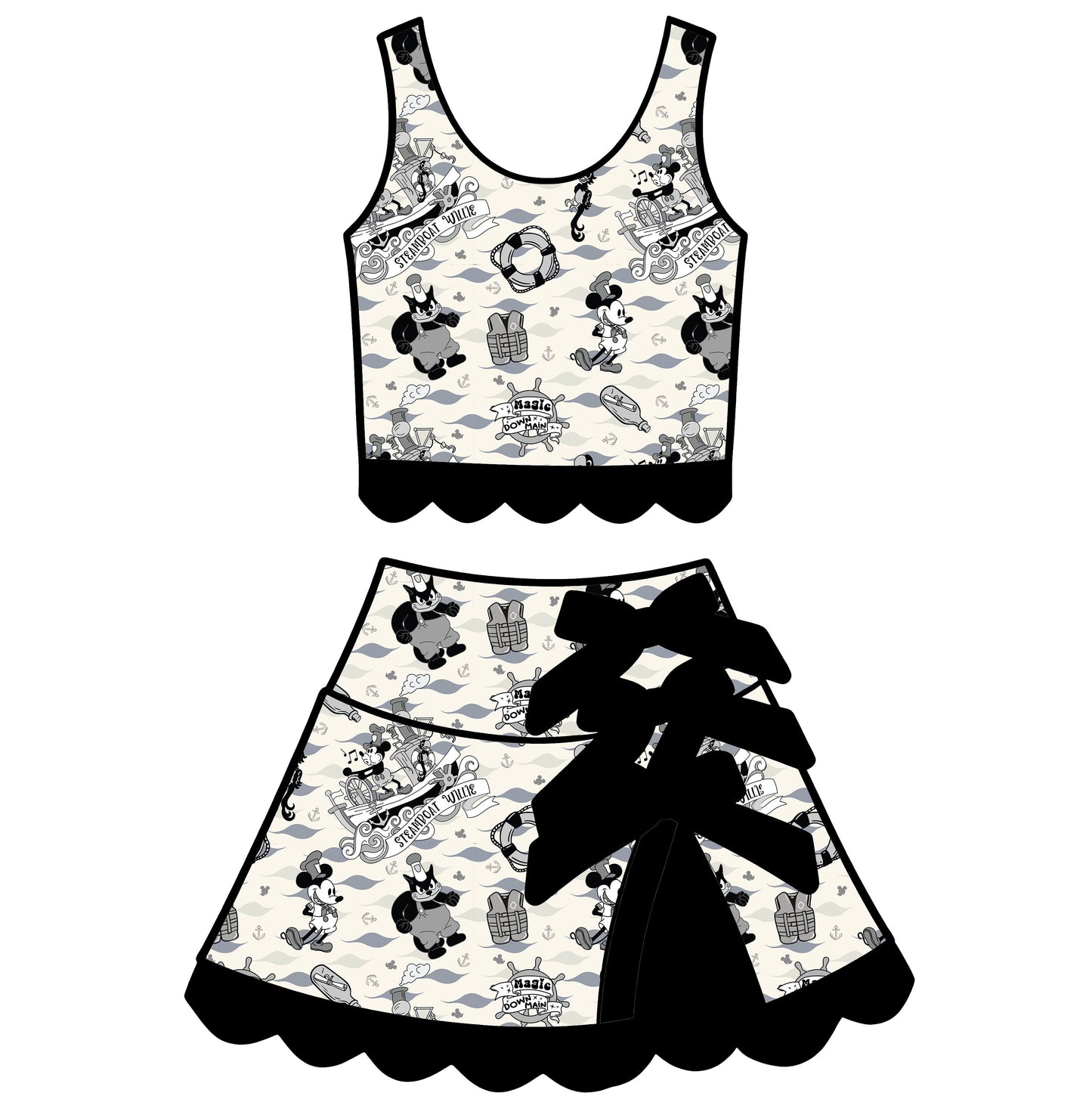 Vintage Voyage Tutu Set (P/O)