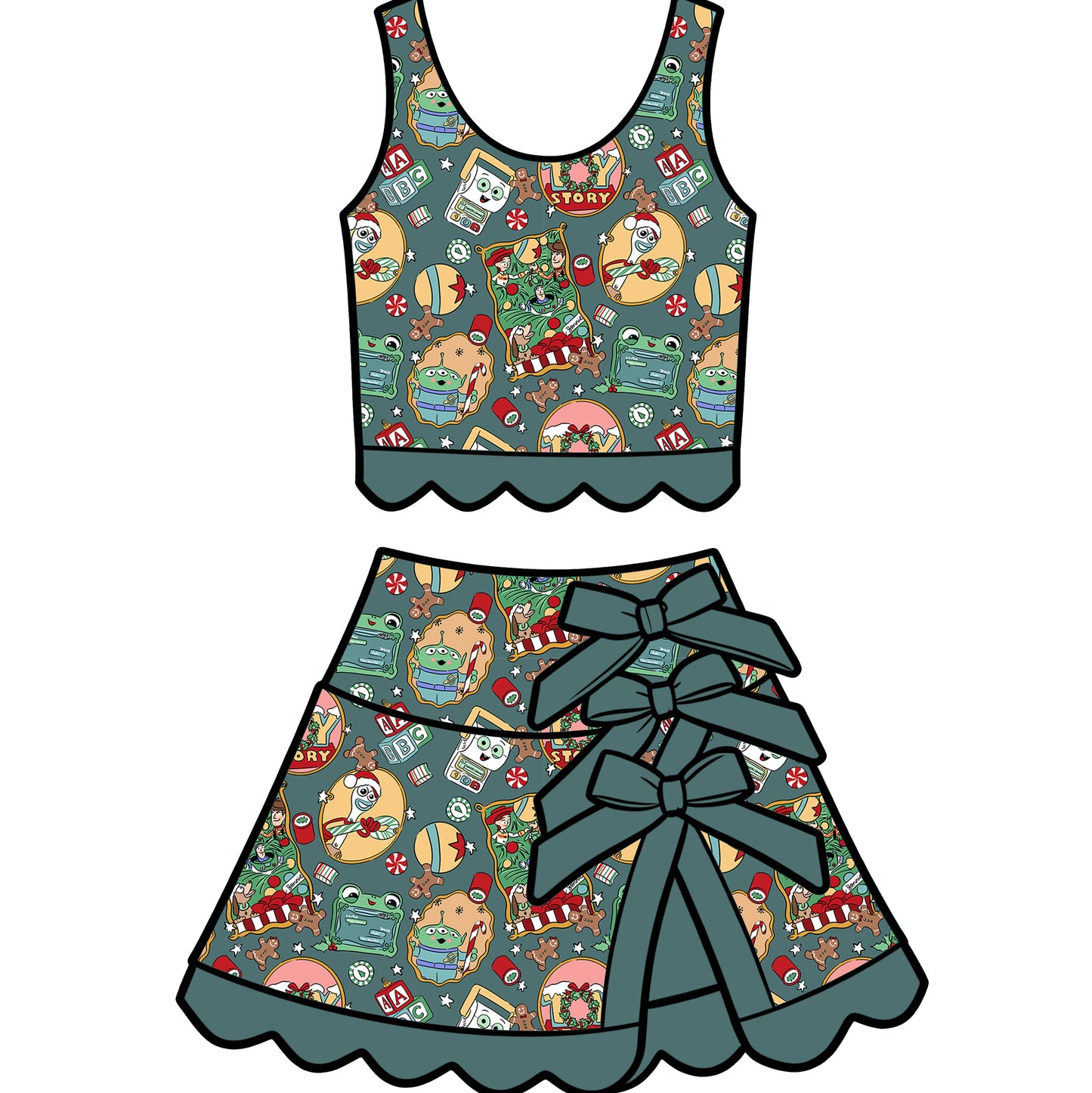 Toyland Tidings Tutu Set (P/O)