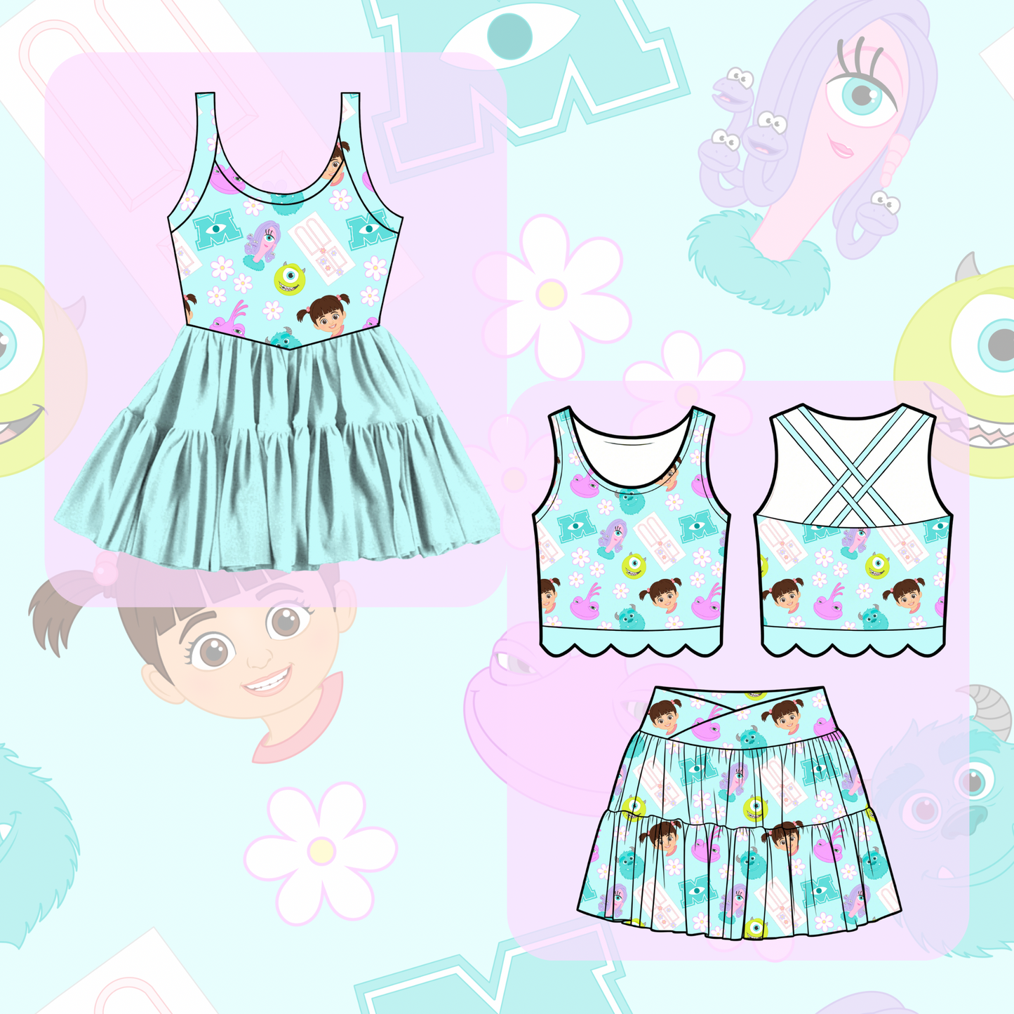 Scream Team Tutu Set (P/O)