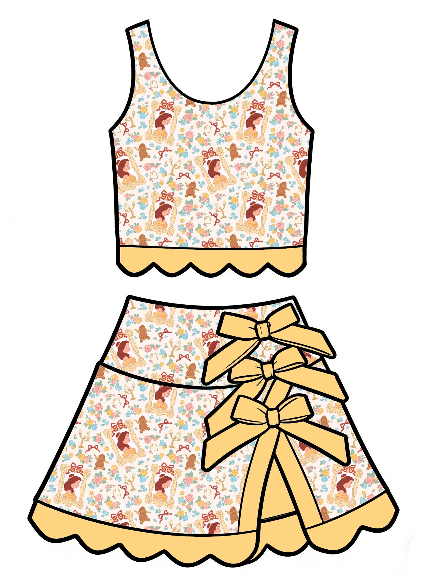 Tale As Old As Time Tutu Set (P/O)