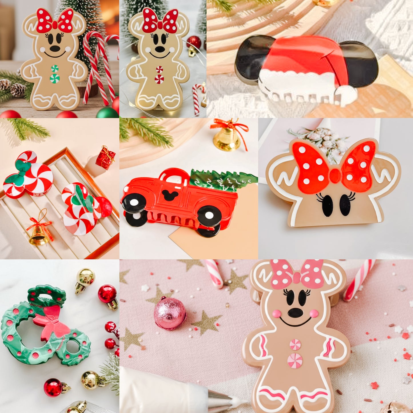 Christmas Claw Clip Collection