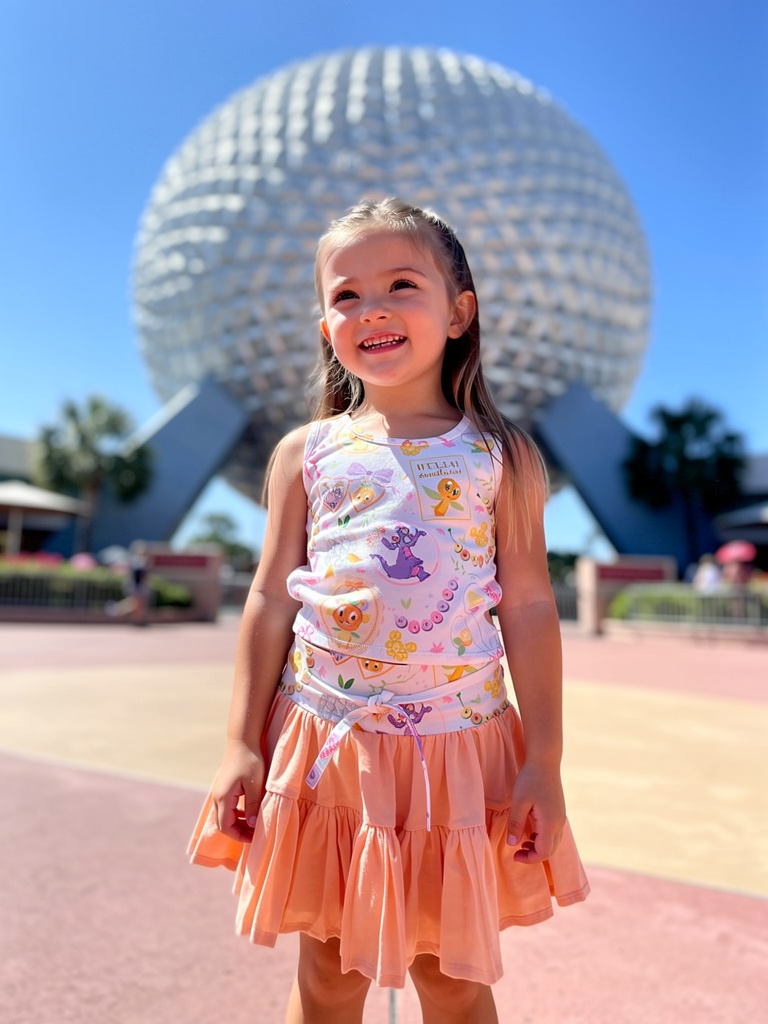 Citrus Bloom Tulle Tutu Set/Pre-Order