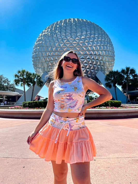 Citrus Bloom Tulle Tutu Set/Pre-Order