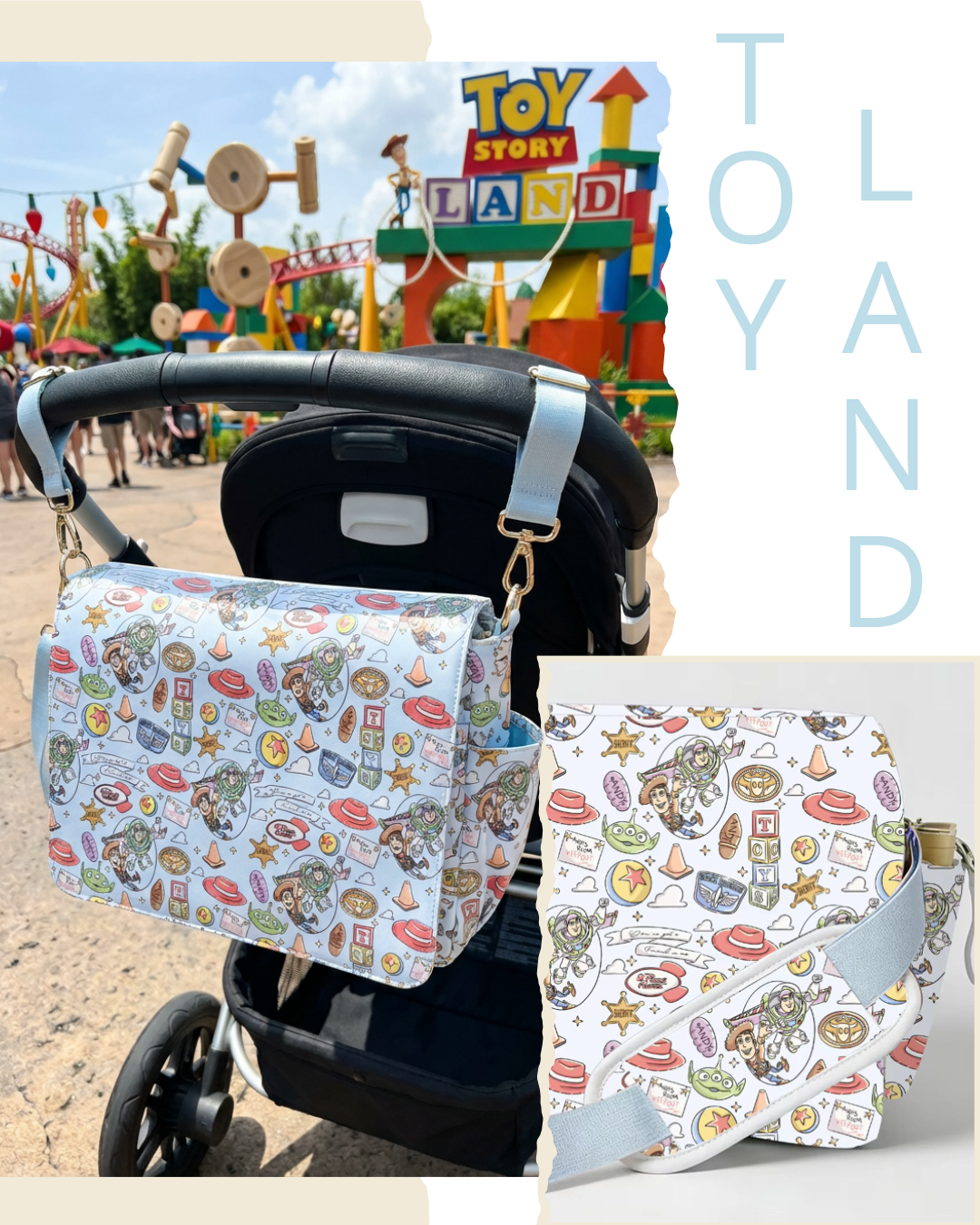 Toyland Stroller Caddy/Diaper Bag