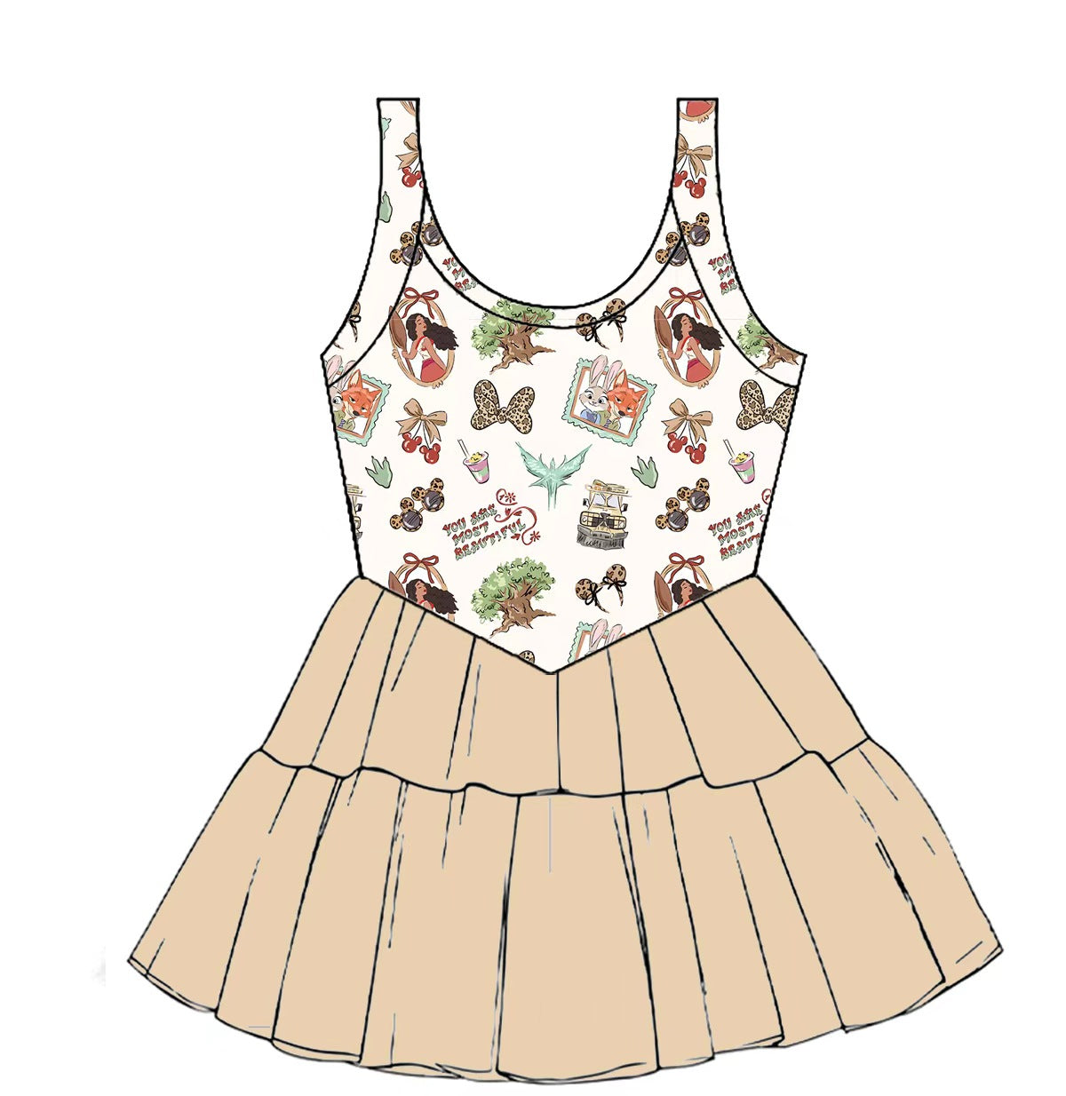Night Blossom Tulle Twirlie (RTS)