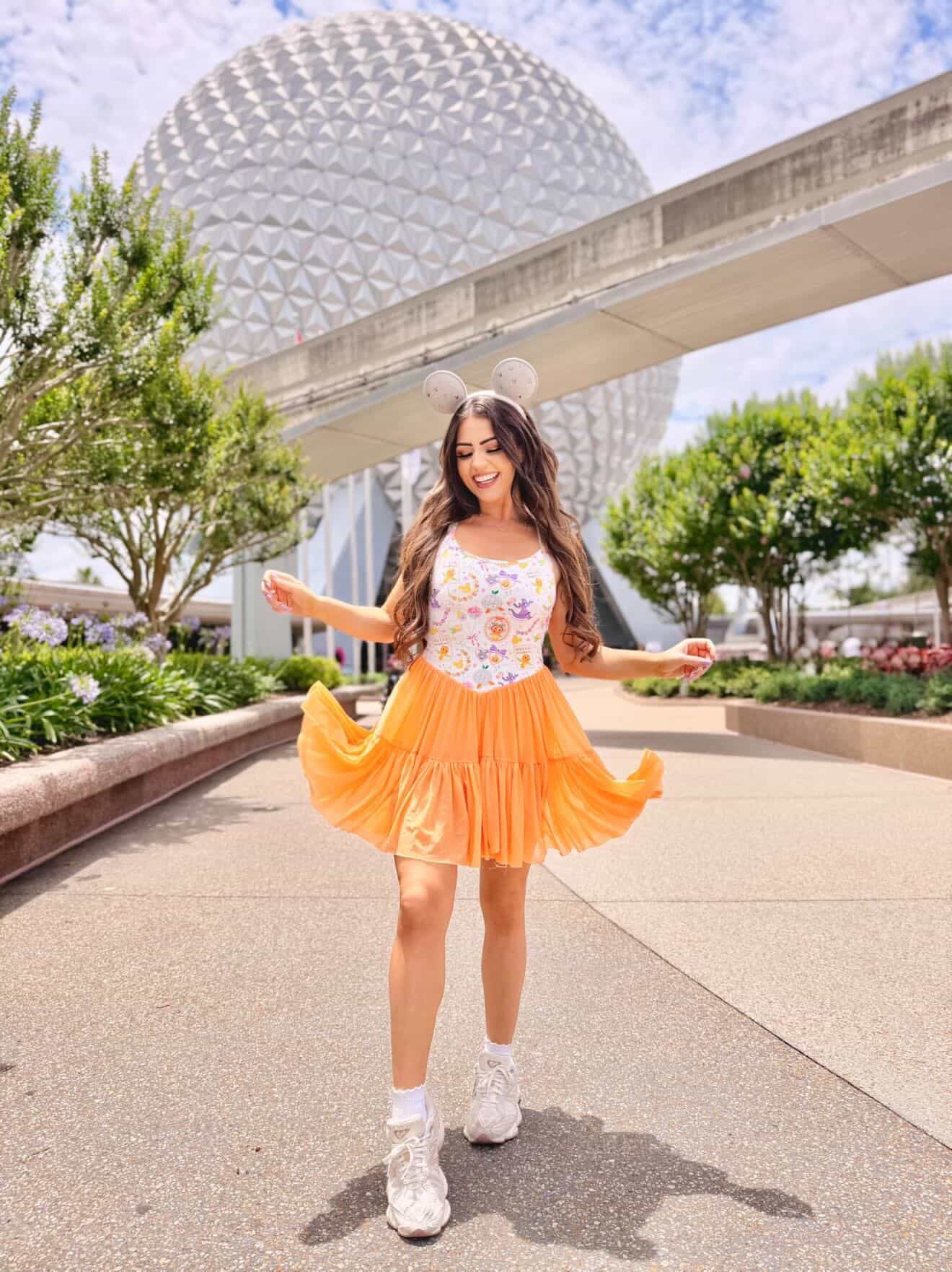 Citrus Bloom Tulle Twirlie (RTS)